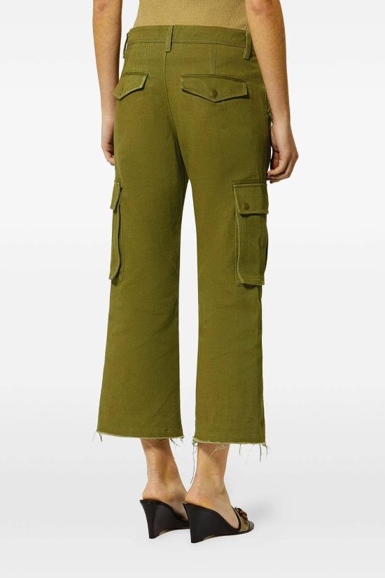 26SS 이자벨마랑 스트레이트 팬츠 PA0691FAD2E02I 67KI KHAKI - ISABEL MARANT