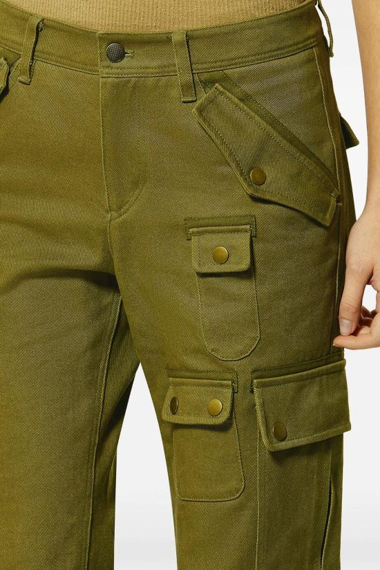 26SS 이자벨마랑 스트레이트 팬츠 PA0691FAD2E02I 67KI KHAKI - ISABEL MARANT