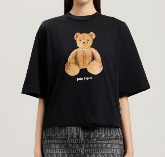 26SS 팜앤젤스 반팔 티셔츠 PWAA079S26JER006 1060 BLACK BROWN - PALM ANGELS