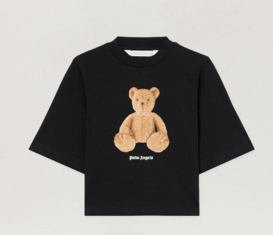 26SS 팜앤젤스 반팔 티셔츠 PWAA079S26JER006 1060 BLACK BROWN
