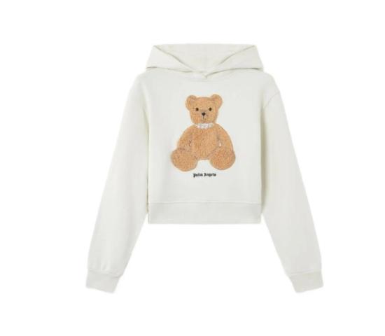26SS 팜앤젤스 후드 티셔츠 PWBB069S26FLE008 0360 OFF WHITE BROWN
