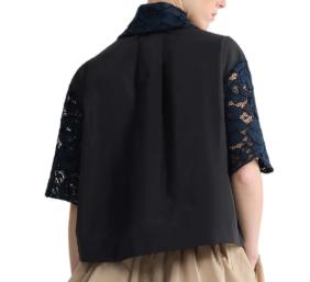 26SS 파투 블라우스 BL0590245 5963 METEORITE BLUE - PATOU