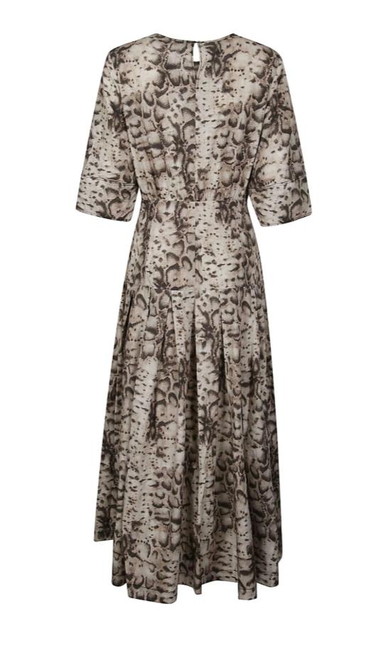 26SS 핑코 롱 원피스 106850A3B1 CZ9 BEIGE NERO - PINKO