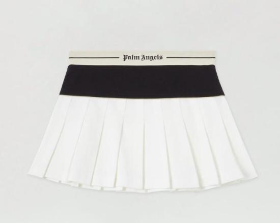 26SS 팜앤젤스 숏 스커트 PWCC095S26FAB001 0310 OFF WHITE BLACK