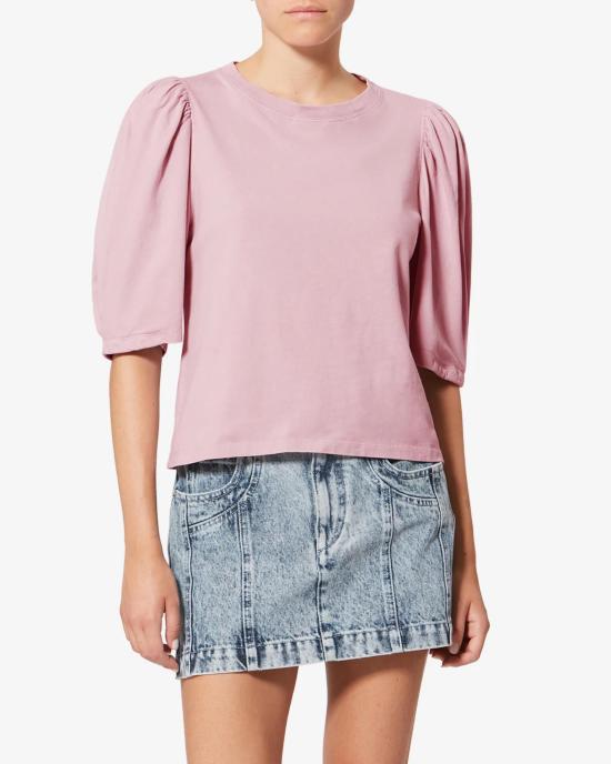 26SS 이자벨마랑 반팔 티셔츠 TS0311FAA1N41I 40PI PALE PINK - ISABEL MARANT
