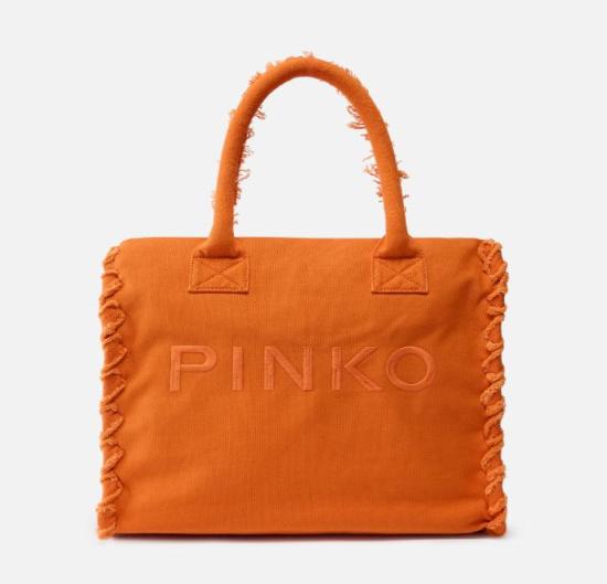 26SS 핑코 토트백 106673A3A4 A76 ARANCIO BRUC