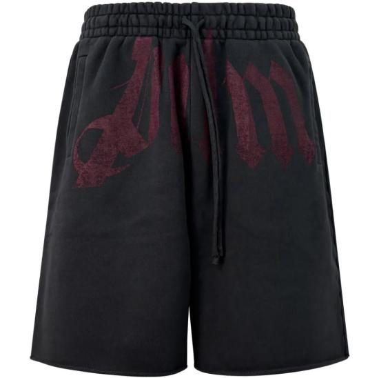 26SS 팜앤젤스 숏팬츠 PMCI02CS26FLE001 1028 BLACK BURGUNDY