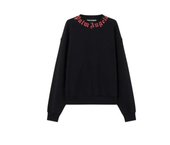 26SS 팜앤젤스 긴팔 티셔츠 PMBA08HS26FLE004 1025 BLACK RED