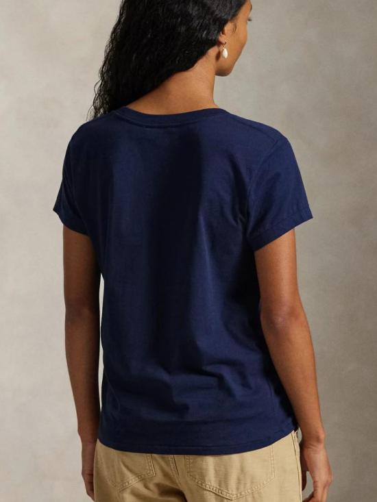26SS 랄프 로렌 반팔 티셔츠 211B14611008 410 NAVY - RALPH LAUREN
