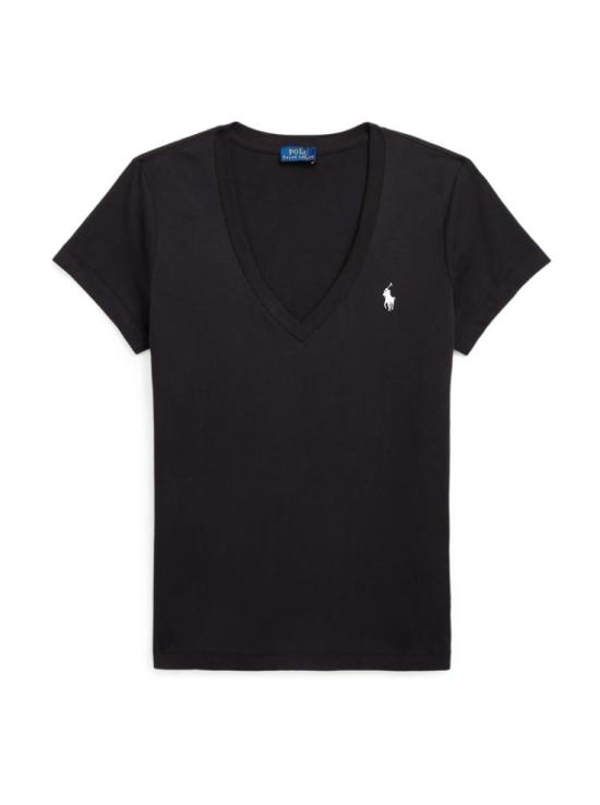 26SS 랄프 로렌 반팔 티셔츠 211B14611009 001 BLACK
