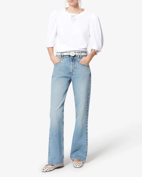 26SS 이자벨마랑 반팔 티셔츠 TS0311FAA1N41I 20WH WHITE - ISABEL MARANT