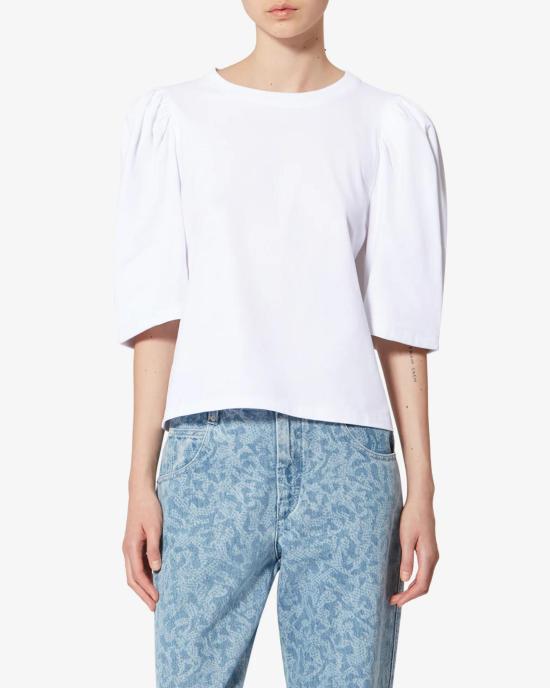 26SS 이자벨마랑 반팔 티셔츠 TS0311FAA1N41I 20WH WHITE - ISABEL MARANT
