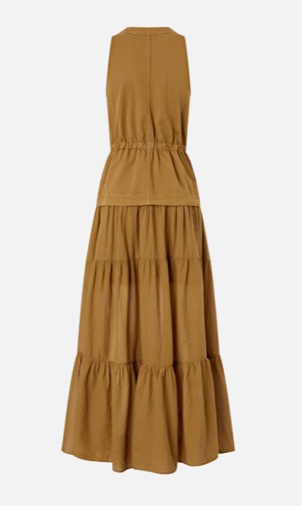26SS 핑코 롱 원피스 106822A3AX L25 BRONZO - PINKO