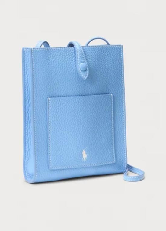 26SS 랄프 로렌 포니 로고 포켓 미니백 427960562017 400 BLUE - RALPH LAUREN