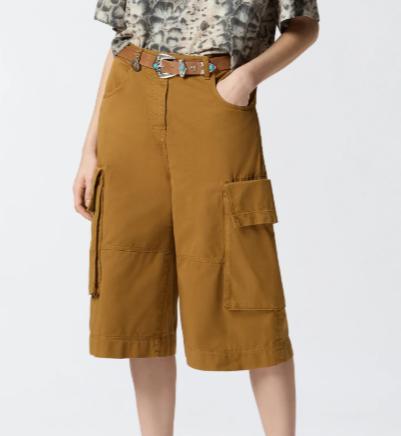 26SS 핑코 숏팬츠 106820A3AW L25 BRONZO - PINKO
