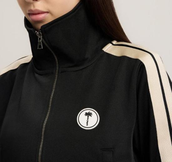 26SS 팜앤젤스 긴팔 티셔츠 PWBD045S26FAB002 1003 BLACK OFF WHITE - PALM ANGELS