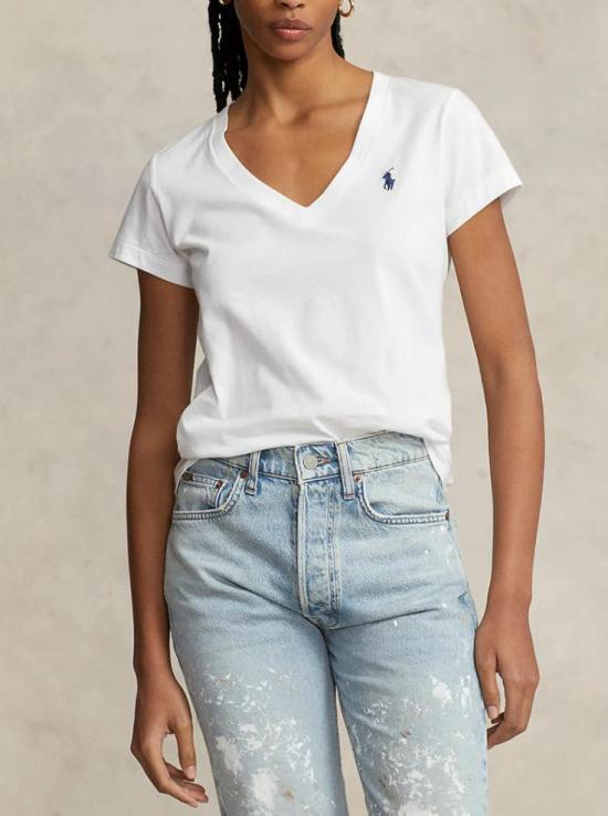 26SS 랄프 로렌 반팔 티셔츠 211B14611007 WHITE - RALPH LAUREN