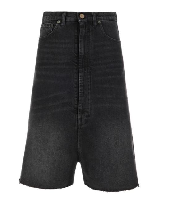 26SS 마르지엘라 드롭드 라이즈 데님 버뮤다 S67MU0065M30067 961 MEDIUM BLACK
