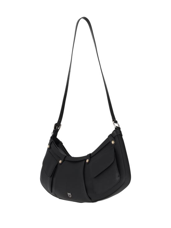 26SS 핑코 숄더백 106865A270 Z99O NERO OLD SILVER - PINKO