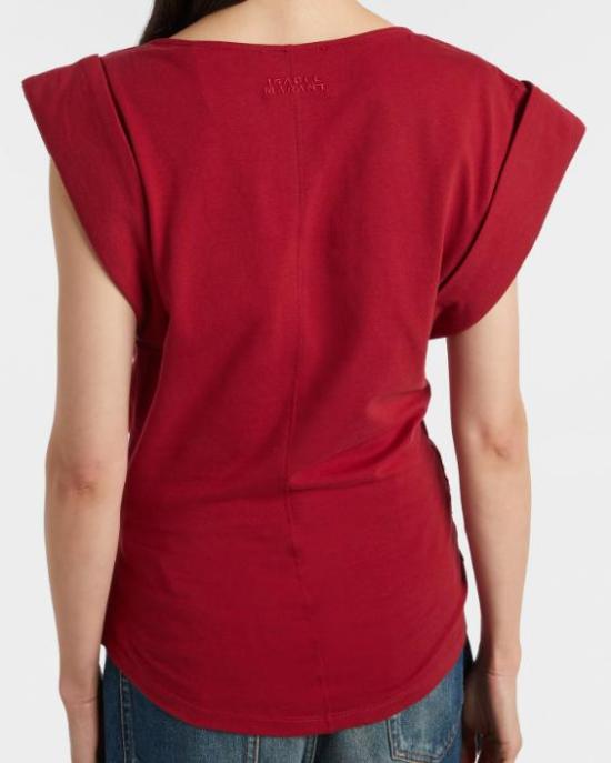 26SS 이자벨마랑 민소매 티셔츠 TS0207FAA1N41I 70CH CHERRY - ISABEL MARANT