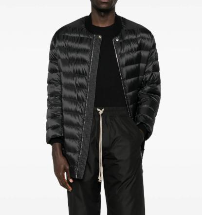 26SS 릭오웬스 몽클레어 패딩 MU01F1A06M8114 999 BLACK - RICK OWENS MONCLER