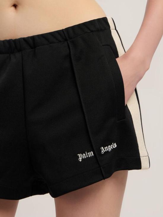 26SS 팜앤젤스 숏팬츠 PWCL005S26FAB001 1003 BLACK OFF WHITE - PALM ANGELS
