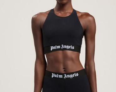26SS 팜앤젤스 트레이닝 티셔츠 PWVO024S26FAB001 1010 BLACK BLACK - PALM ANGELS