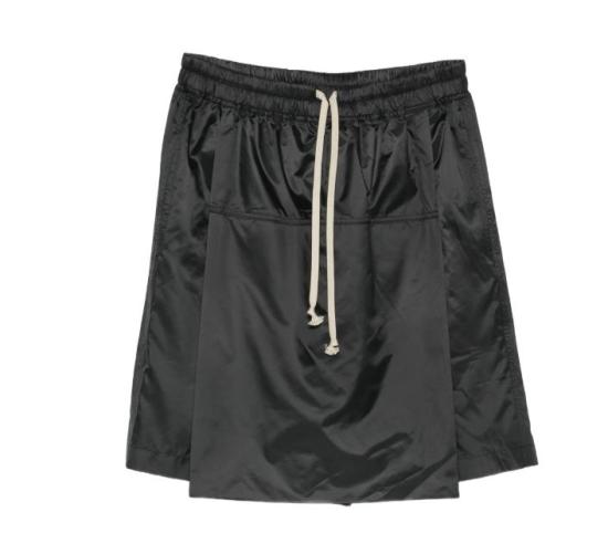 26SS 릭오웬스 몽클레어 미디 스커트 MU01F2B01M8114 999 BLACK