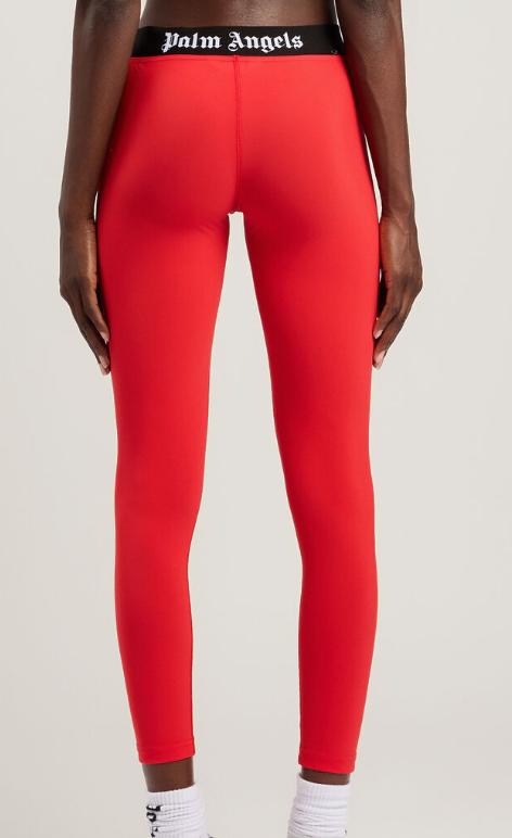 26SS 팜앤젤스 레깅스 PWVG016S26FAB001 2510 RED BLACK - PALM ANGELS