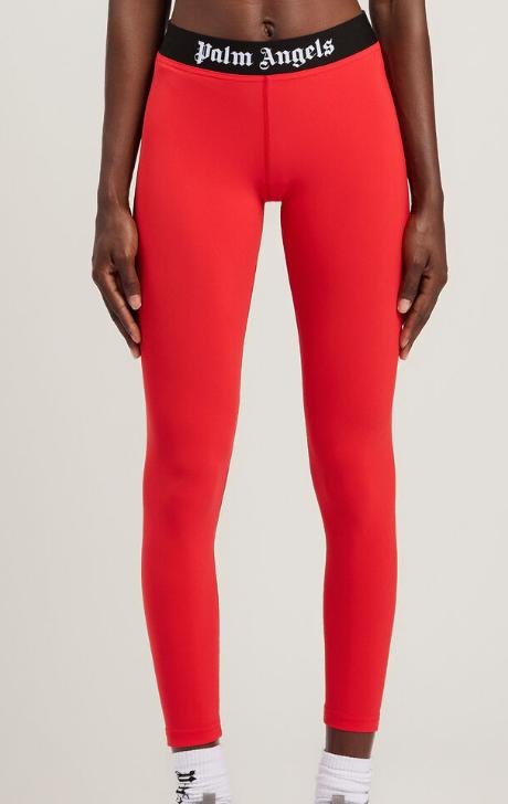 26SS 팜앤젤스 레깅스 PWVG016S26FAB001 2510 RED BLACK - PALM ANGELS