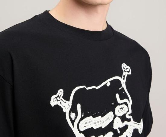 26SS 팜앤젤스 반팔 티셔츠 PMAA109S26JER004 1003 BLACK OFF WHITE - PALM ANGELS