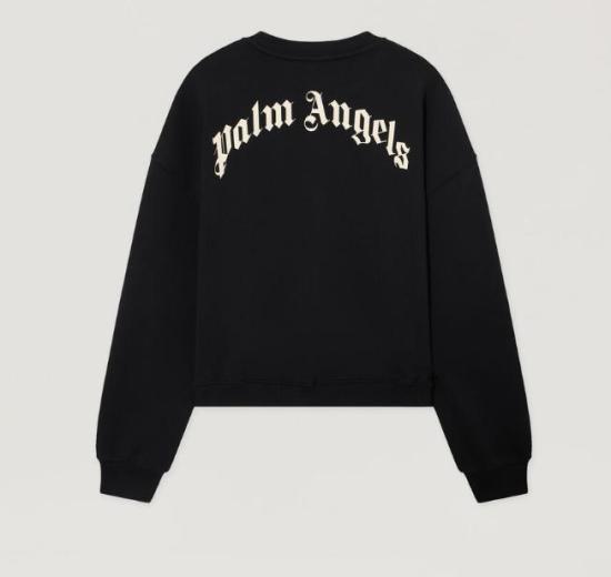 26SS 팜앤젤스 긴팔 티셔츠 PWBA05DS26FLE001 100A BLACK TOFU - PALM ANGELS