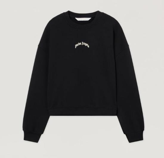 26SS 팜앤젤스 긴팔 티셔츠 PWBA05DS26FLE001 100A BLACK TOFU