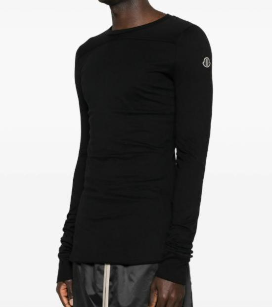 26SS 릭오웬스 몽클레어 스웨터 MU01F8D0189AHD 999 BLACK - RICK OWENS MONCLER