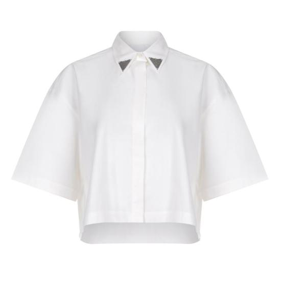 26SS 핑코 셔츠 106826A2LD Z05 BIANCO BIANCANEVE