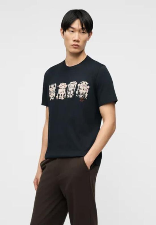 26SS 폴 스미스 반팔 티셔츠 M2R010RVP5799 49 VERY DARK NAVY - PAUL SMITH