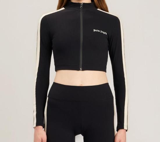 26SS 팜앤젤스 긴팔 티셔츠 PWVB001S26FAB001 1003 BLACK OFF WHITE - PALM ANGELS