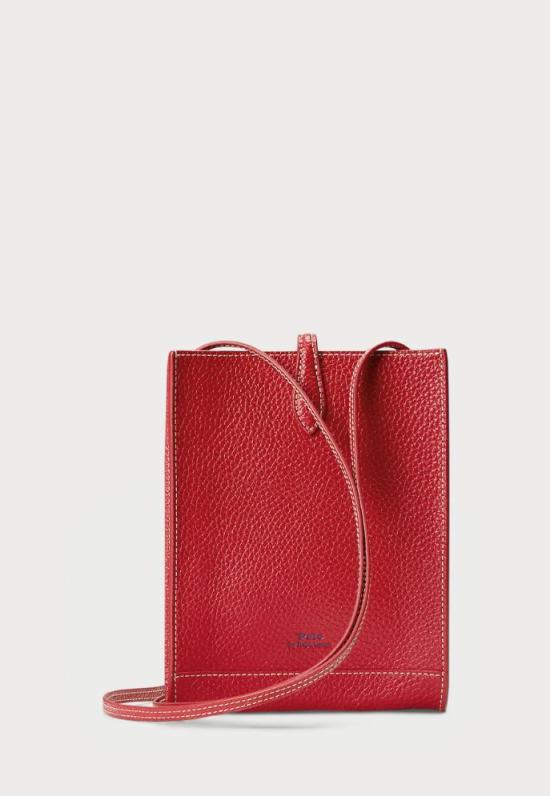 26SS 랄프 로렌 포니 로고 포켓 미니백 427960562006 600 RED - RALPH LAUREN