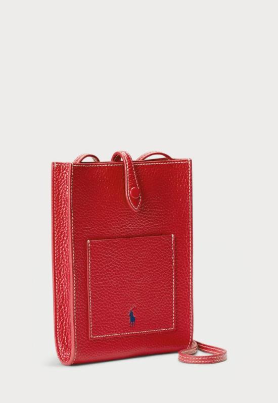 26SS 랄프 로렌 포니 로고 포켓 미니백 427960562006 600 RED - RALPH LAUREN