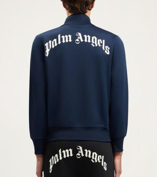 26SS 팜앤젤스 자켓 PMBD089S26FAB001 4603 NAVY BLUE OFF WHITE - PALM ANGELS