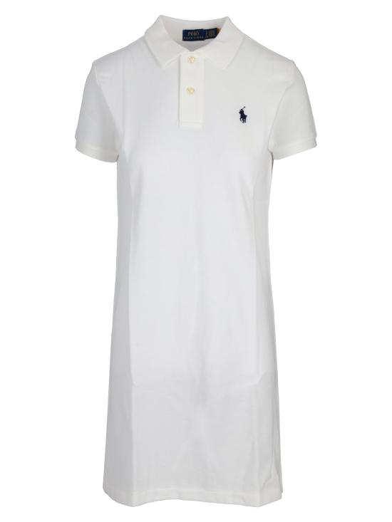 26SS 랄프 로렌 미디 원피스 211799490017 100 WHITE