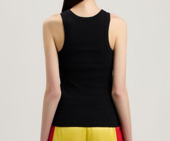 26SS 팜앤젤스 민소매 티셔츠 PWAC024S26JER001 1003 BLACK OFF WHITE - PALM ANGELS