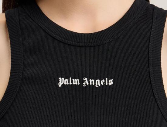 26SS 팜앤젤스 민소매 티셔츠 PWAC024S26JER001 1003 BLACK OFF WHITE - PALM ANGELS
