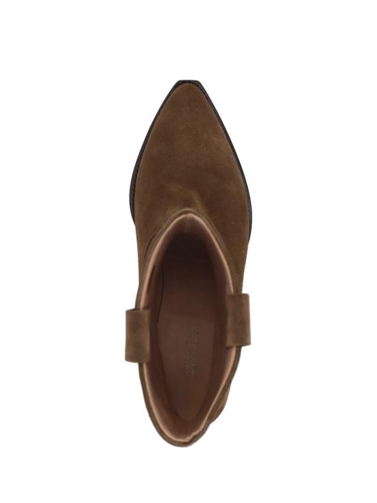 26SS 이자벨마랑 두에르토 레더 카우보이 부츠 BO0003FAA1A03S 67DO DARK OLIVE - ISABEL MARANT