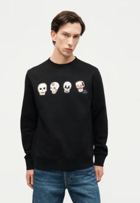 26SS 폴 스미스 긴팔 티셔츠 M2R668UVP5791 BLACK - PAUL SMITH