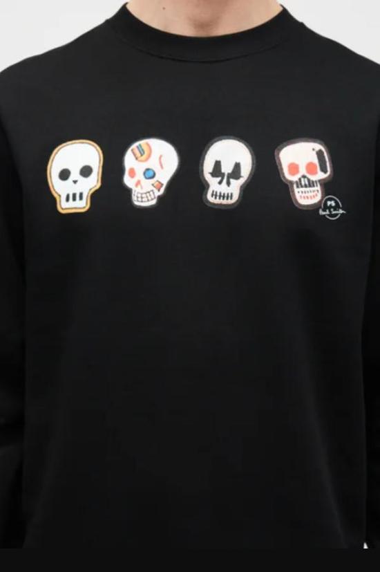 26SS 폴 스미스 긴팔 티셔츠 M2R668UVP5791 BLACK - PAUL SMITH