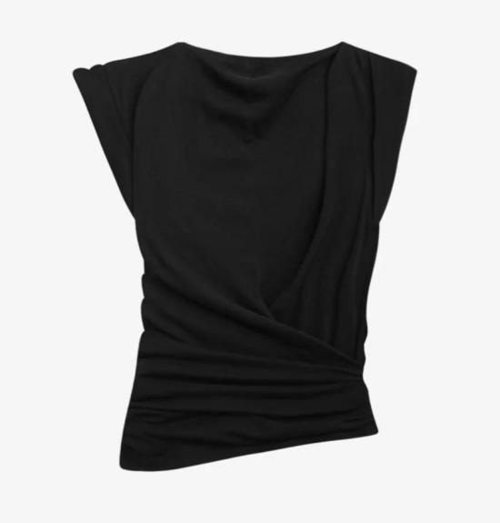 26SS 이자벨마랑 민소매 티셔츠 TS0207FAA1N41I 01BK BLACK