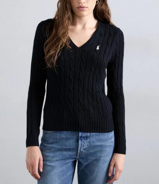 26SS 랄프 로렌 스웨터 211971870002 001 BLACK - RALPH LAUREN