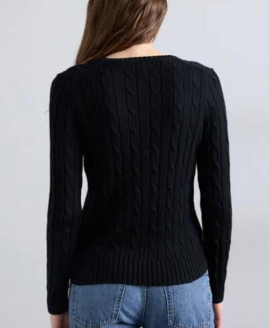 26SS 랄프 로렌 스웨터 211971870002 001 BLACK - RALPH LAUREN