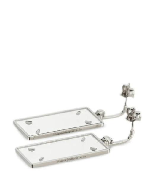 26SS 마르지엘라 이어링 SM2VG0022P9224 752 POLISHED PALLADIUM RHODIUM TRASPARENT - MAISON MARGIELA